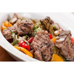 Баранина с овощами Баранина с овощами